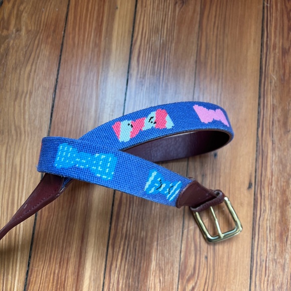 Tucker Blair Needlepoint Belt size 32 - Picture 1 of 2